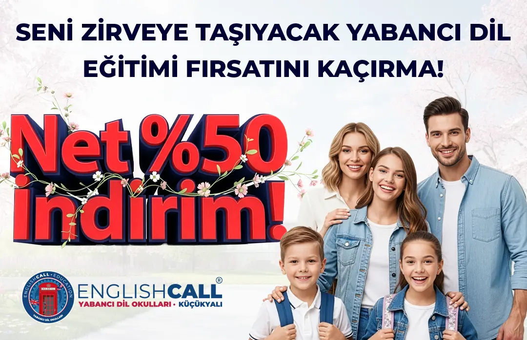 Sizi Zirveye Taşıyacak Yabancı Dil Eğitim Fırsatını Kaçırma! Net %50 İndirim!